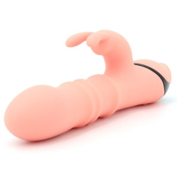Generique Vibro Rabbit Thrusties 13 x 3.8cm Saumon